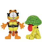 TMNT X Garfield Ultimate Garfello and Odie 7-Inch Action Figure